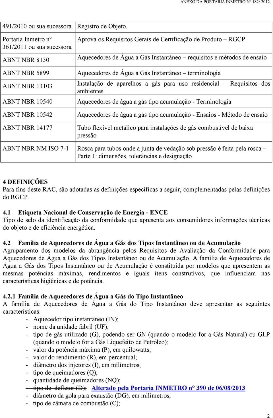 Aquecedores de Água a Gás Instantâneo requisitos e métodos de ensaio Aquecedores de Água a Gás Instantâneo terminologia Instalação de aparelhos a gás para uso residencial Requisitos dos ambientes