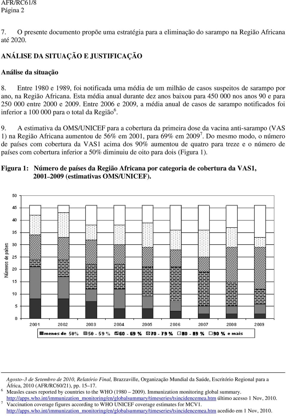 Esta média anual durante dez anos baixou para 450 000 nos anos 90 e para 250 000 entre 2000 e 2009.