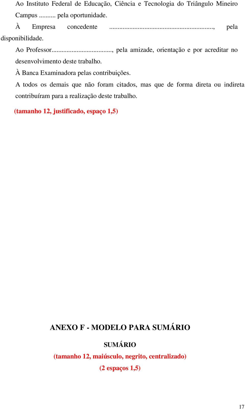 À Banca Examinadora pelas contribuições.