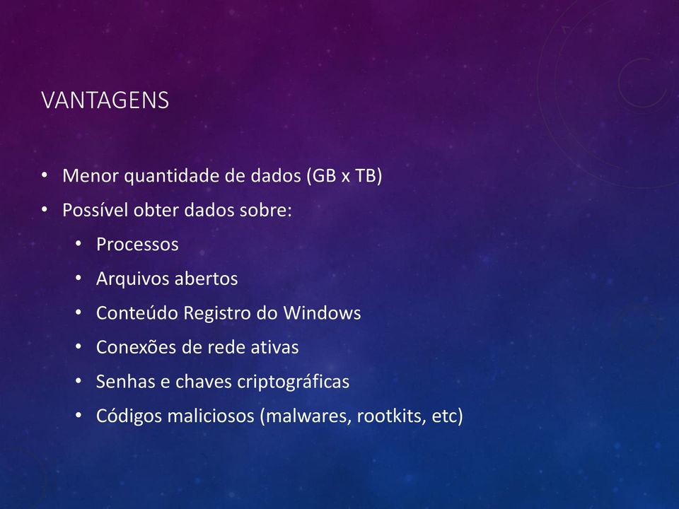 Registro do Windows Conexões de rede ativas Senhas e