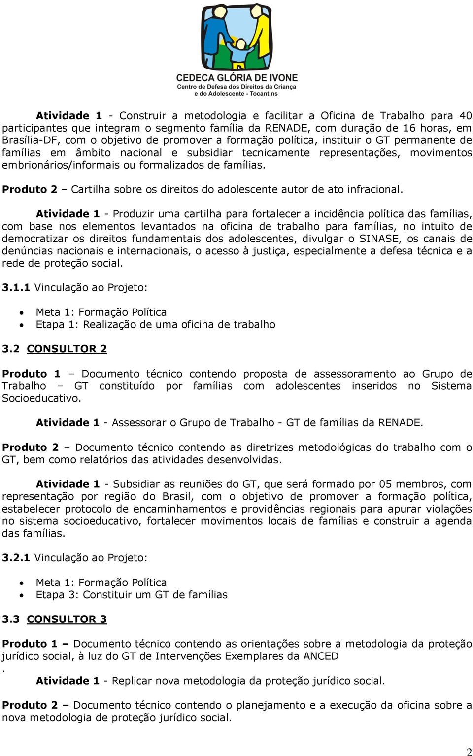 Produto 2 Cartilha sobre os direitos do adolescente autor de ato infracional.