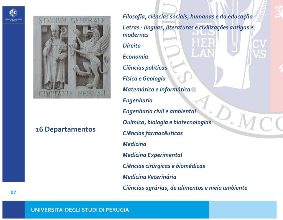 civil e ambiental Química, biologia e biotecnologias Ciências farmacêuticas Medicina Medicina Experimental Ciências