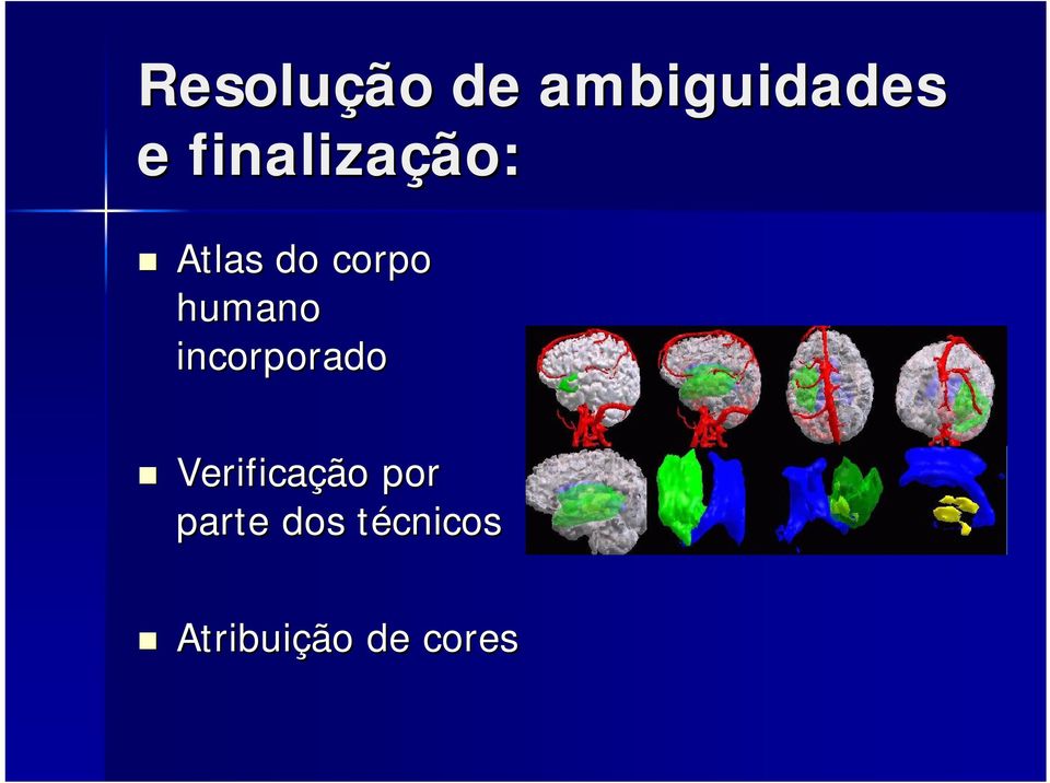 humano incorporado Verificação