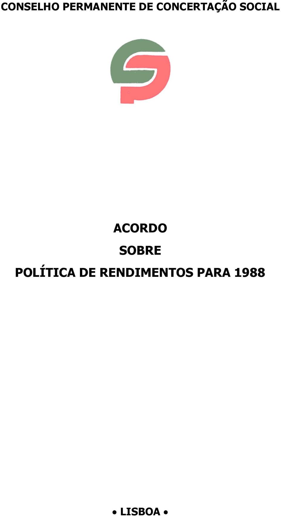 ACORDO SOBRE POLÍTICA