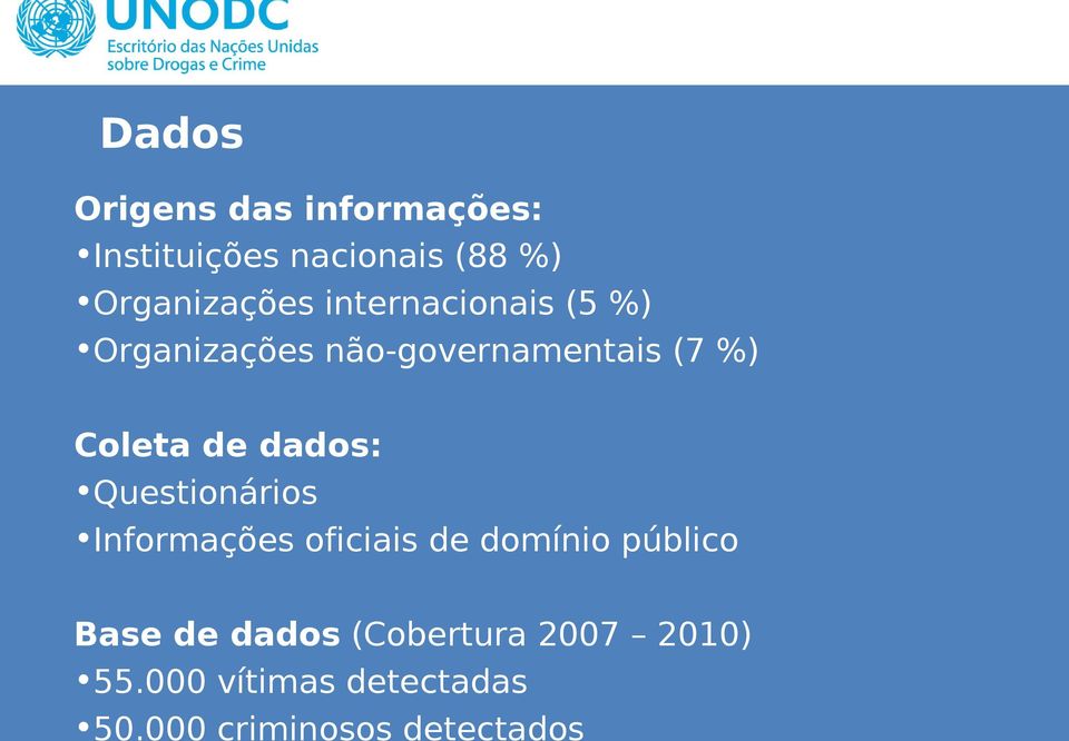 dados: Questionários Informações oficiais de domínio público Base de