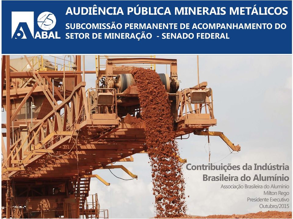 Contribuições da Indústria Brasileira do Alumínio Associação