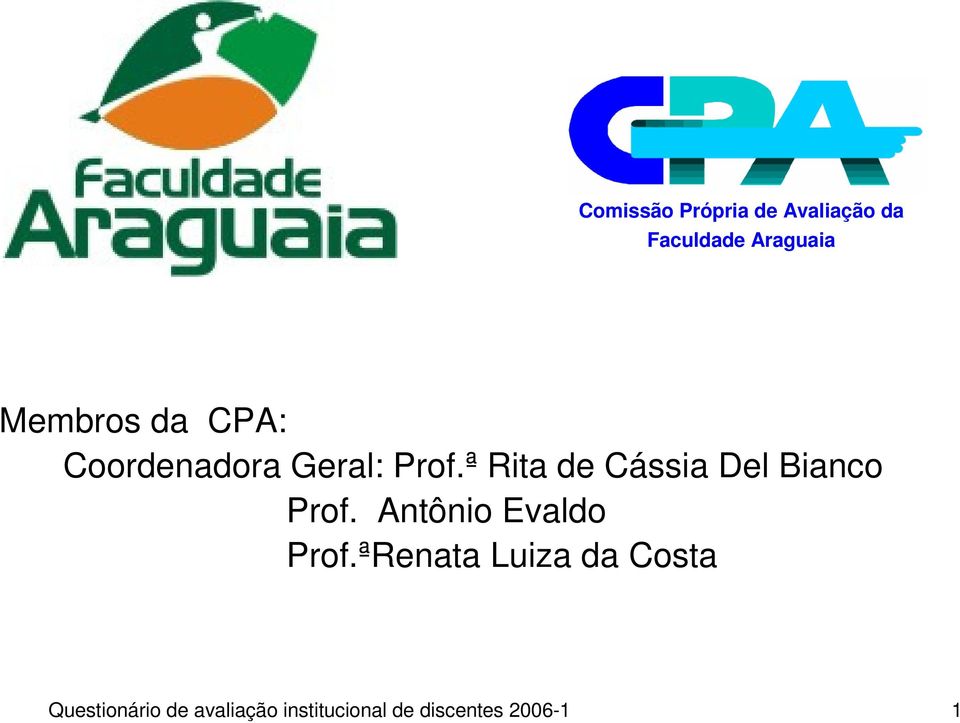 Geral: Prof.