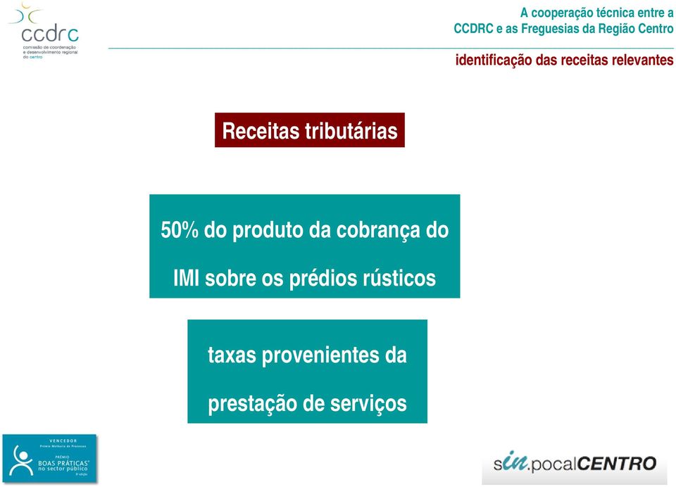 cobrança do IMI sobre os prédios