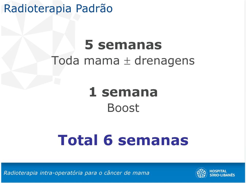 ± drenagens 1 semana