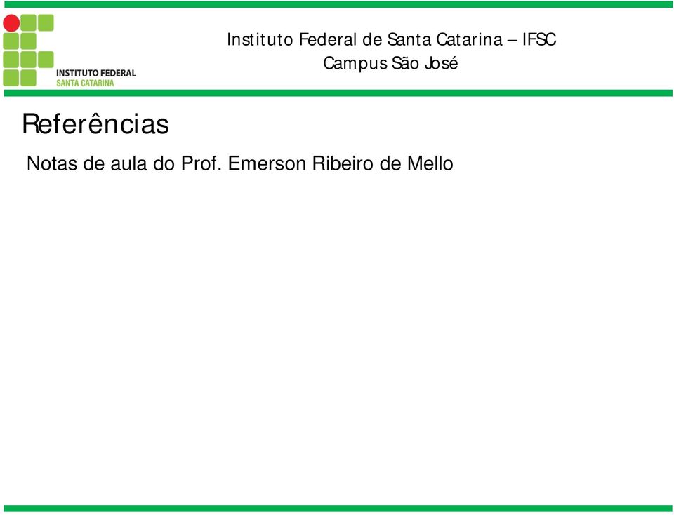 Catarina IFSC Notas de