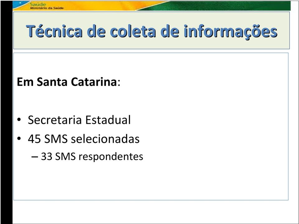 Catarina: Secretaria