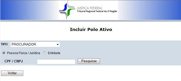 Abaixo seguem as orientações para o cadastramento dos tipos de partes mais comuns, sendo certo que, em todos os casos, o