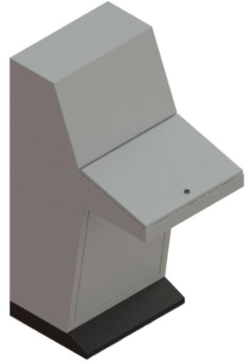Modelo MCF 4 Características Estrutura/porta em chapa de 1,5mm de espessura; Tampas em chapa de 1,25mm de espessura; Base em chapa de 1,90mm de espessura; Placa de montagem em chapa de 2,25mm de