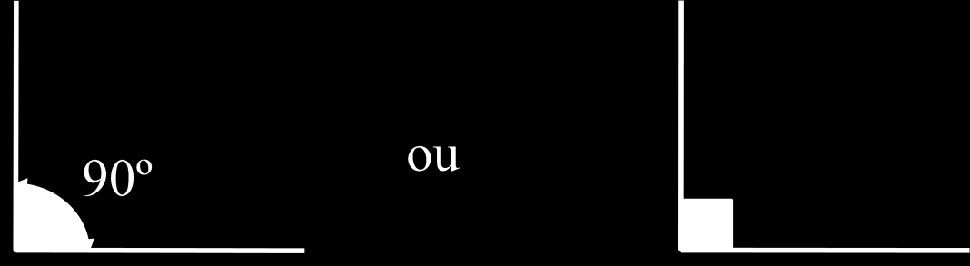 A medida em graus é indicada pelo numeral seguido do símbolo de grau. Exemplo: 45º (lê-se: quarenta e cinco graus).