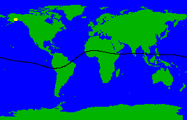 Campo Magnético Terrestre - A posição dos polos