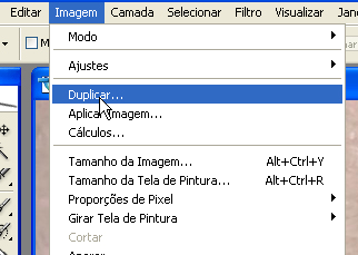 Imagem>Duplicar A seguir fechar a imagem original e trabalhar só no duplicado.