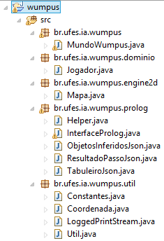 A interface em Java Baseada na existência de uma biblioteca nativa do próprio SwiProlog para interface com o Java (JPL.