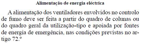 circulação e NÃO na iluminação ambiente.