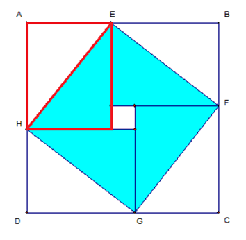 Beatriz Alves, EB 2,3 D. Martinho Castelo Branco, Portimão O quadrado ABCD tem 10cm de lado, logo tem 100cm 2 de área (10x10).