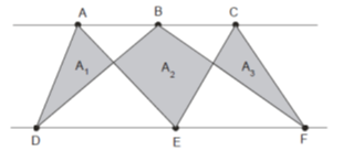 b) A 2 = A 1 +A 3 c) A 2 > A 1 +A 3 d) A 2 < A 1 +A 3 e) A 2 2 = A 1.A 3 Problema 11. No triângulo ABC, m(abc) = 140.