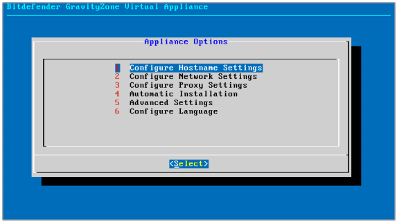 MANUAL DE INSTALAÇÃO E CONFIGURAÇÃO DA APPLIANCE VIRTUAL GRAVITYZONE Para instalar e configurar a Appliance Virtual: 1. Importe a imagem da Appliance Virtual GravityZone em seu ambiente virtualizado.