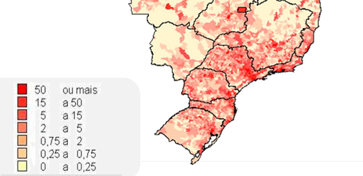 2 O mercado brasileiro de derivados possui uma concentração na costa litorânea e no sul sudeste do país e o potencial de crescimento é elevado Mercado total de derivados: 2,4 milhões