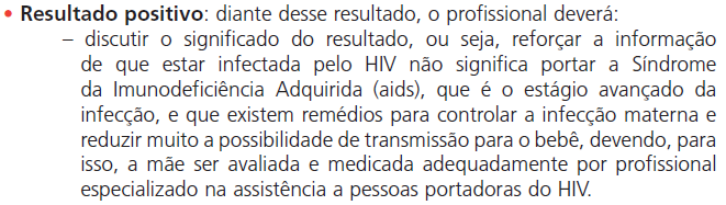 8 2. Investigação e prevenção infecção pelo HIV