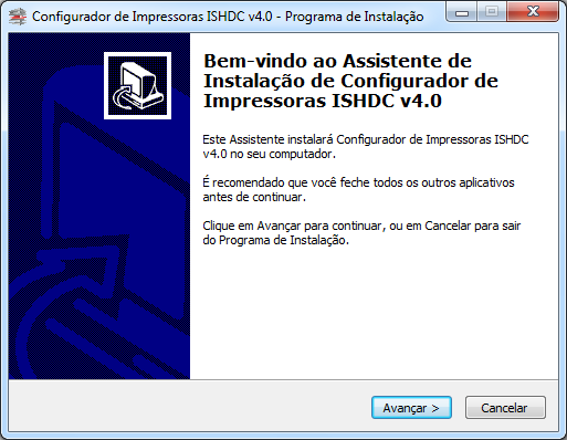 Manual do Usuário Software Configurador de Impressoras ISHDC V4.