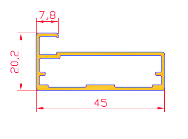 Perfil para portas de alumínio «Tipo A» PR 0 Perfil para portas de alumínio em anodizado mate (barra 5m) PR 0002 Perfil plástico para protecção e encaixe de vidro (barra 5m) PR 0003 Esquadro de união