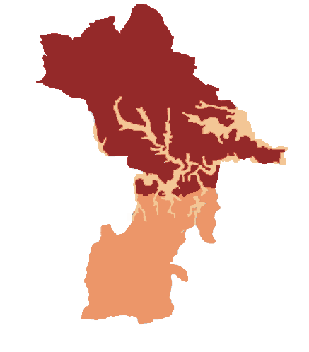 Parâmetros de compartimentação (Mapeamento Geomorfológico) 1 Taxon, Bacia Sedimentar do Paraná. Vale do Rio Pardo/RS.