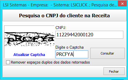 Instalação do ClickFree Configurando ClickFree Passo 1: Clique em Cadastro da Empresa 1 Passo 2: