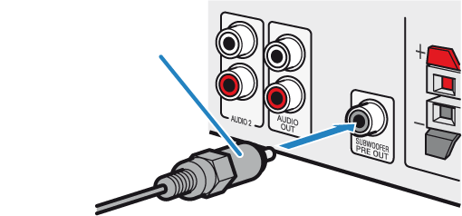 Conexão dos auto-falantes (Conexão dos alto-falantes centrais/surround) q Remova cerca de 10 mm (3/8 ) de isolamento das extremidades do cabo do alto-falante e torça os fios desencapados com firmeza