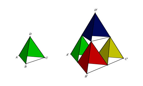 Atividade: a pipa tetraédrica de Alexander Graham Bell Aluno(a): Turma: Professor(a): Parte 1 A figura abaixo apresenta duas estruturas usadas no processo de construção da pipa tetraédrica de