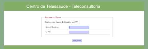 A primeira página do sistema mostra três grupos de informações: Teleconsultorias Ativas Representam as teleconsultorias em processo de discussão.