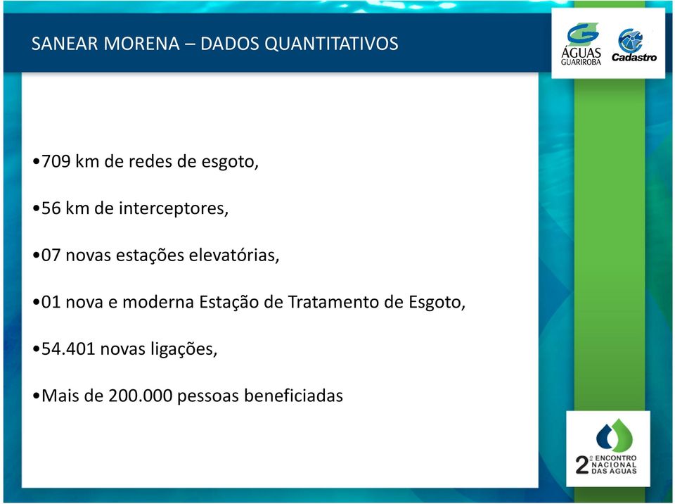 01 nova e moderna Estação de Tratamento de Esgoto, 54.