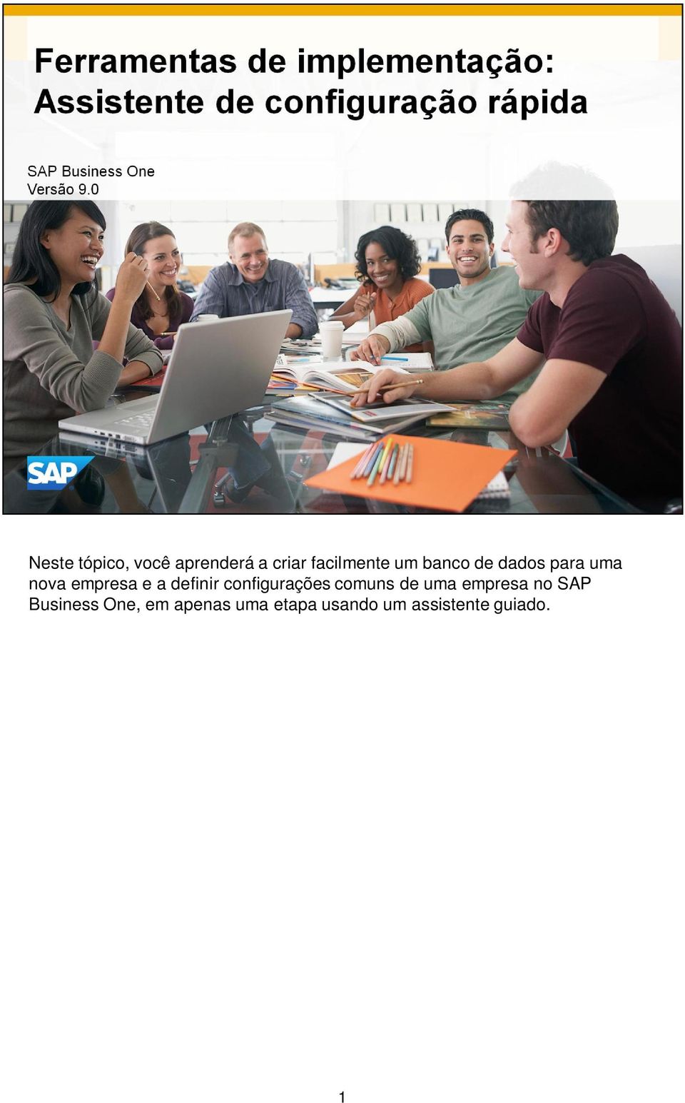 configurações comuns de uma empresa no SAP Business
