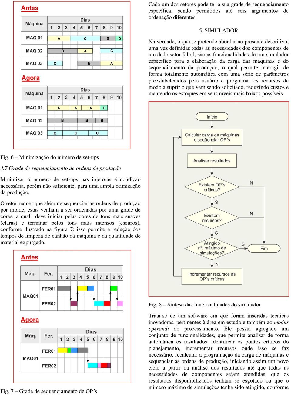 específico para a elaboração da carga das máquinas e do sequenciamento da produção, o qual permite interagir de forma totalmente automática com uma série de parâmetros preestabelecidos pelo usuário e