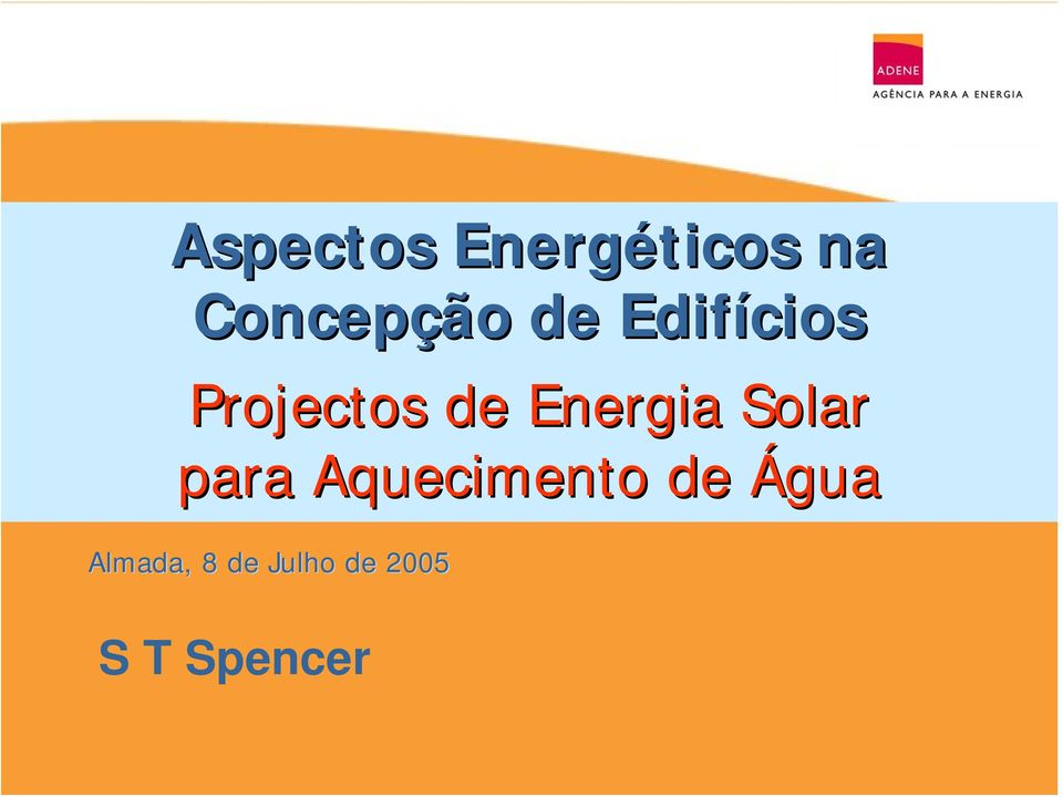 Solar para Aquecimento de Água