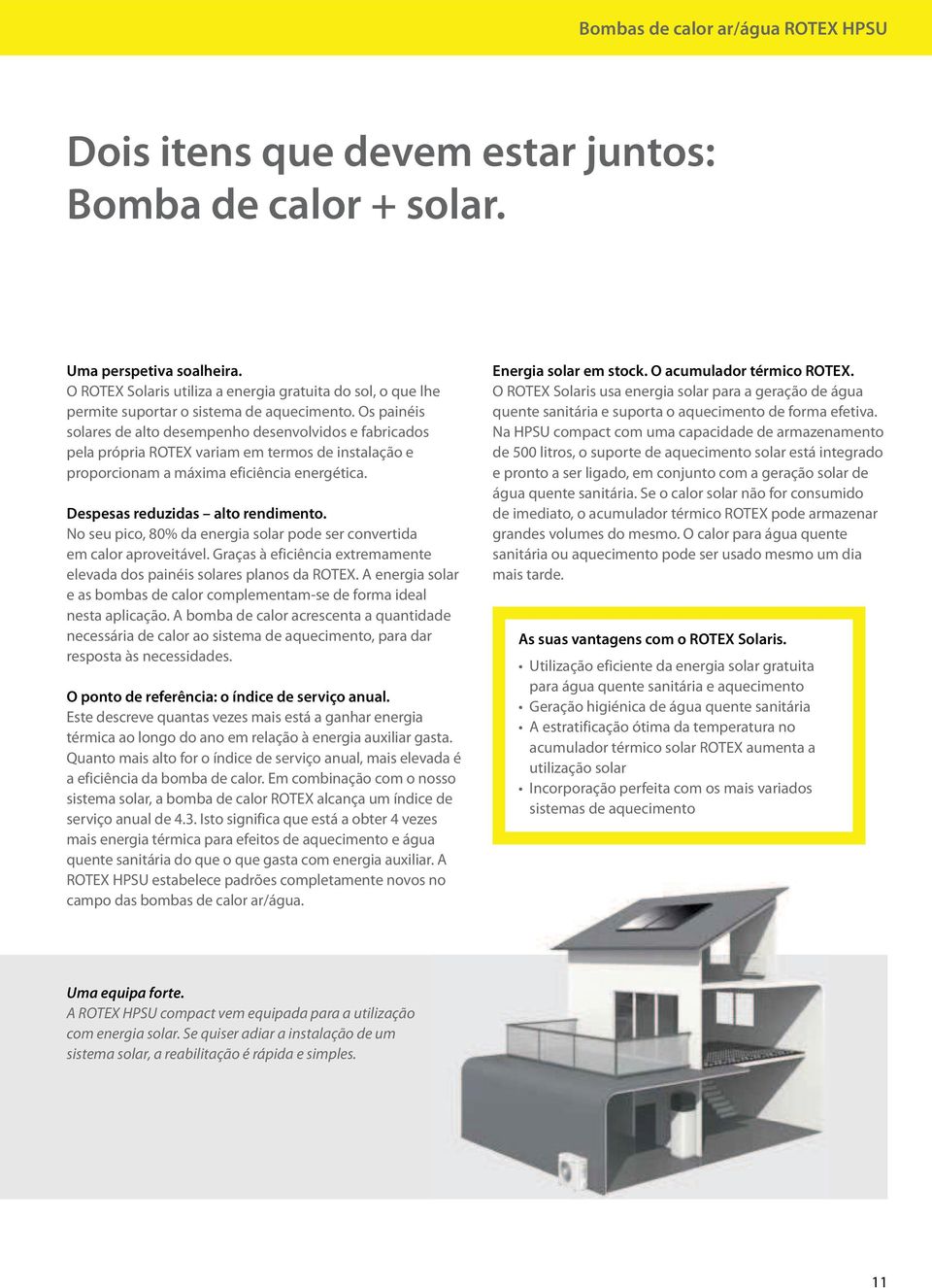 Os painéis solares de alto desempenho desenvolvidos e fabricados pela própria ROTEX variam em termos de instalação e proporcionam a máxima eficiência energética. Despesas reduzidas alto rendimento.