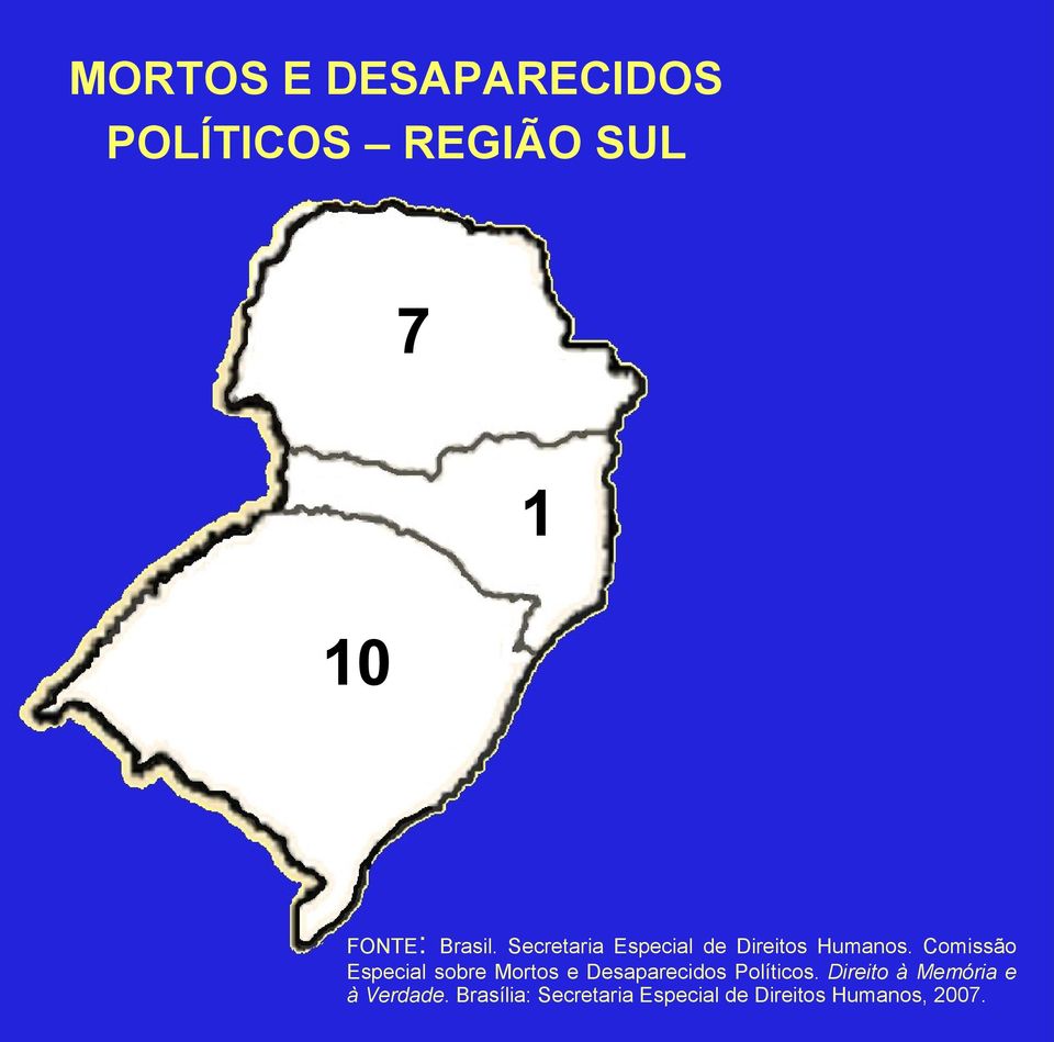 Comissão Especial sobre Mortos e Desaparecidos Políticos.