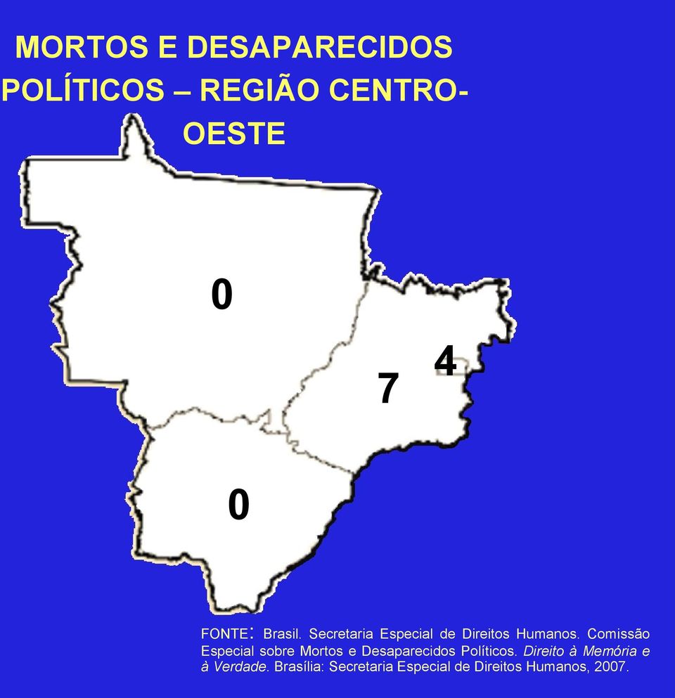 Comissão Especial sobre Mortos e Desaparecidos Políticos.