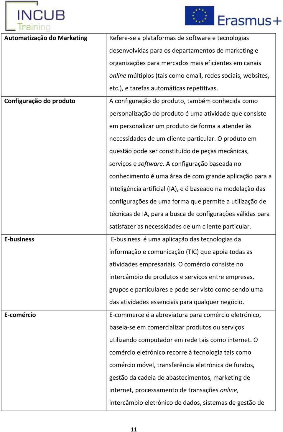 A configuração do produto, também conhecida como personalização do produto é uma atividade que consiste em personalizar um produto de forma a atender às necessidades de um cliente particular.