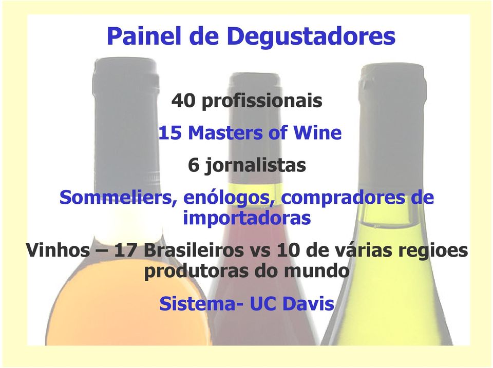compradores de importadoras Vinhos 17 Brasileiros