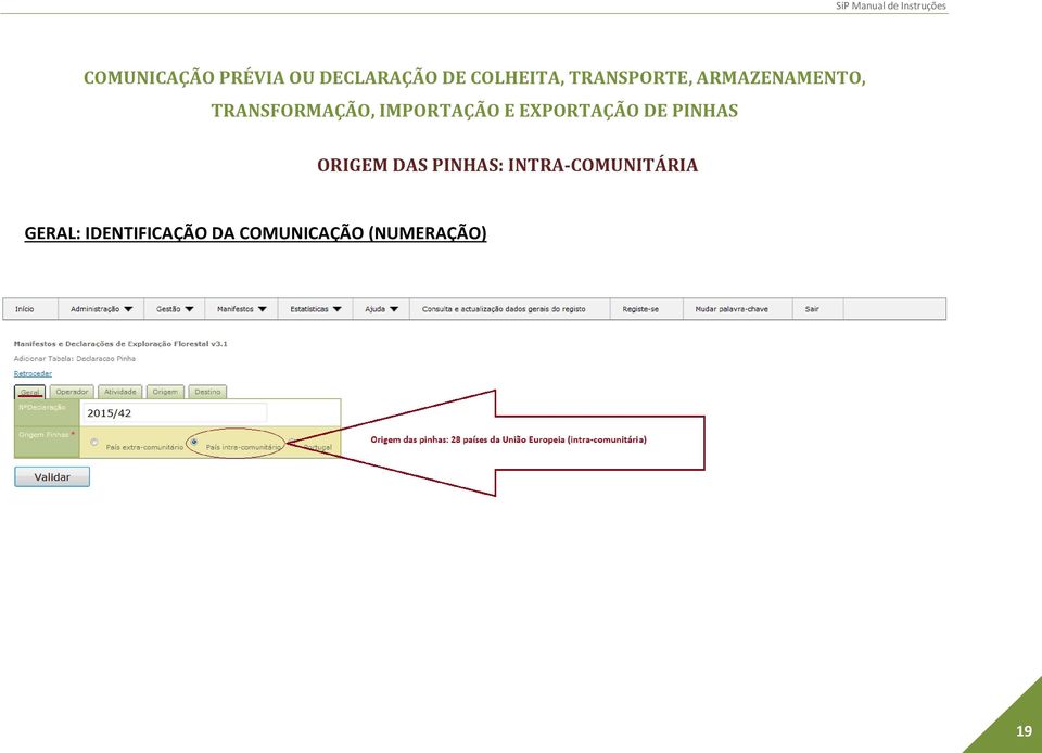 GERAL: IDENTIFICAÇÃO