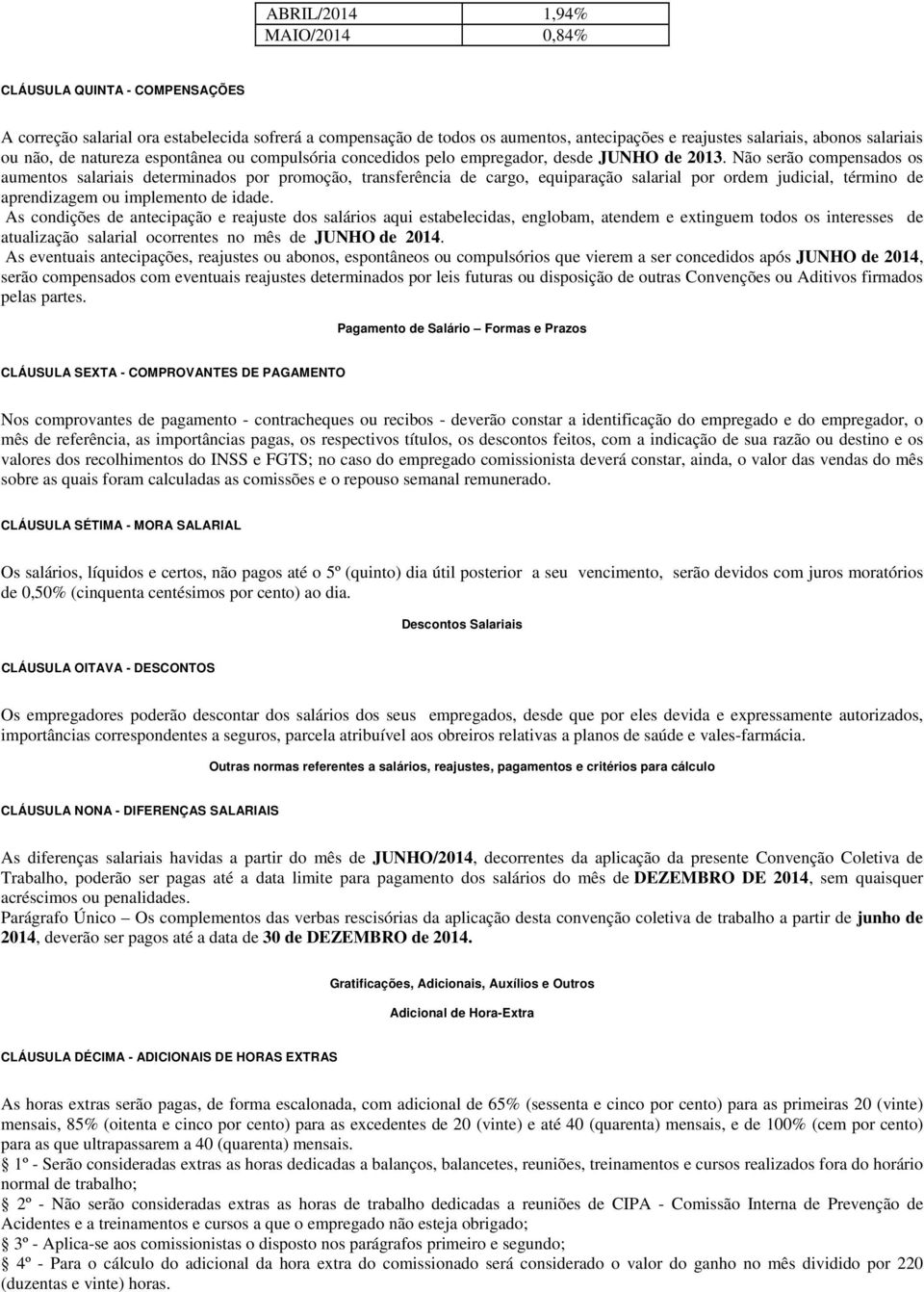 Não serão compensados os aumentos salariais determinados por promoção, transferência de cargo, equiparação salarial por ordem judicial, término de aprendizagem ou implemento de idade.