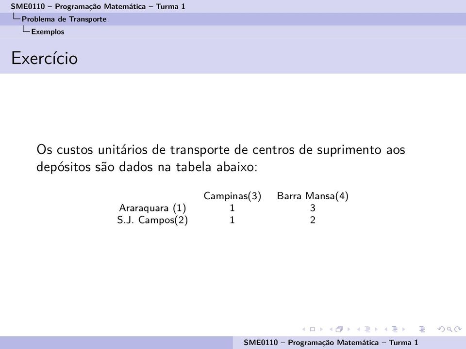 aos depósitos são dados na tabela abaixo: