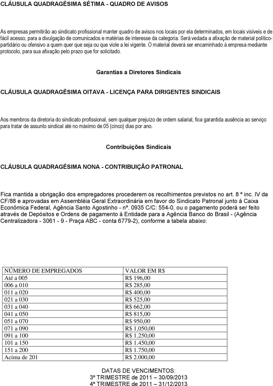 O material deverá ser encaminhado à empresa mediante protocolo, para sua afixação pelo prazo que for solicitado.