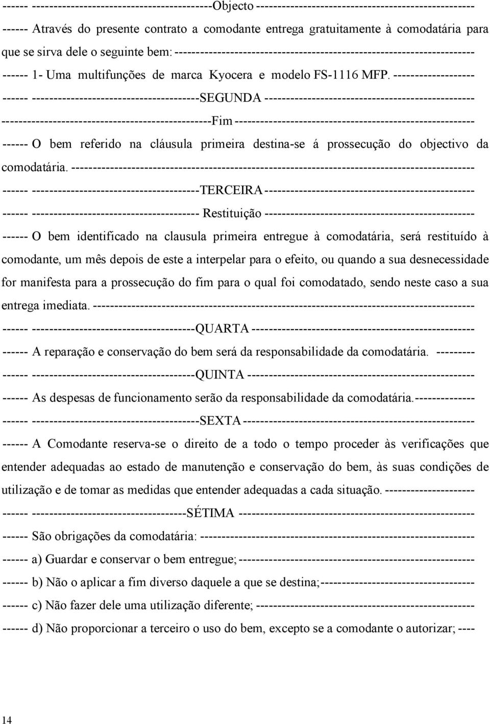 ------------------- ------ ---------------------------------------SEGUNDA ------------------------------------------------- -------------------------------------------------Fim