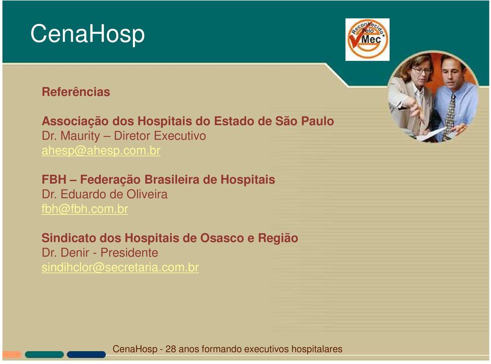 br FBH Federação Brasileira de Hospitais Dr.