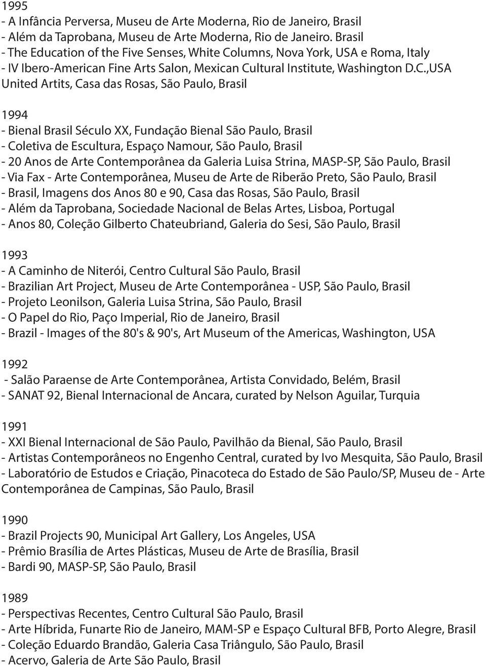 lumns, Nova York, USA e Roma, Italy - IV Ibero-American Fine Arts Salon, Mexican Cu